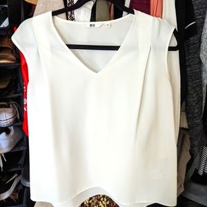 Uniqlo white blouse